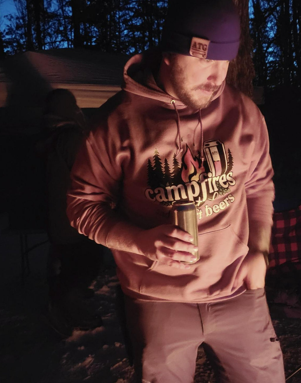Campfires & Craft Beers Hoodie image 3