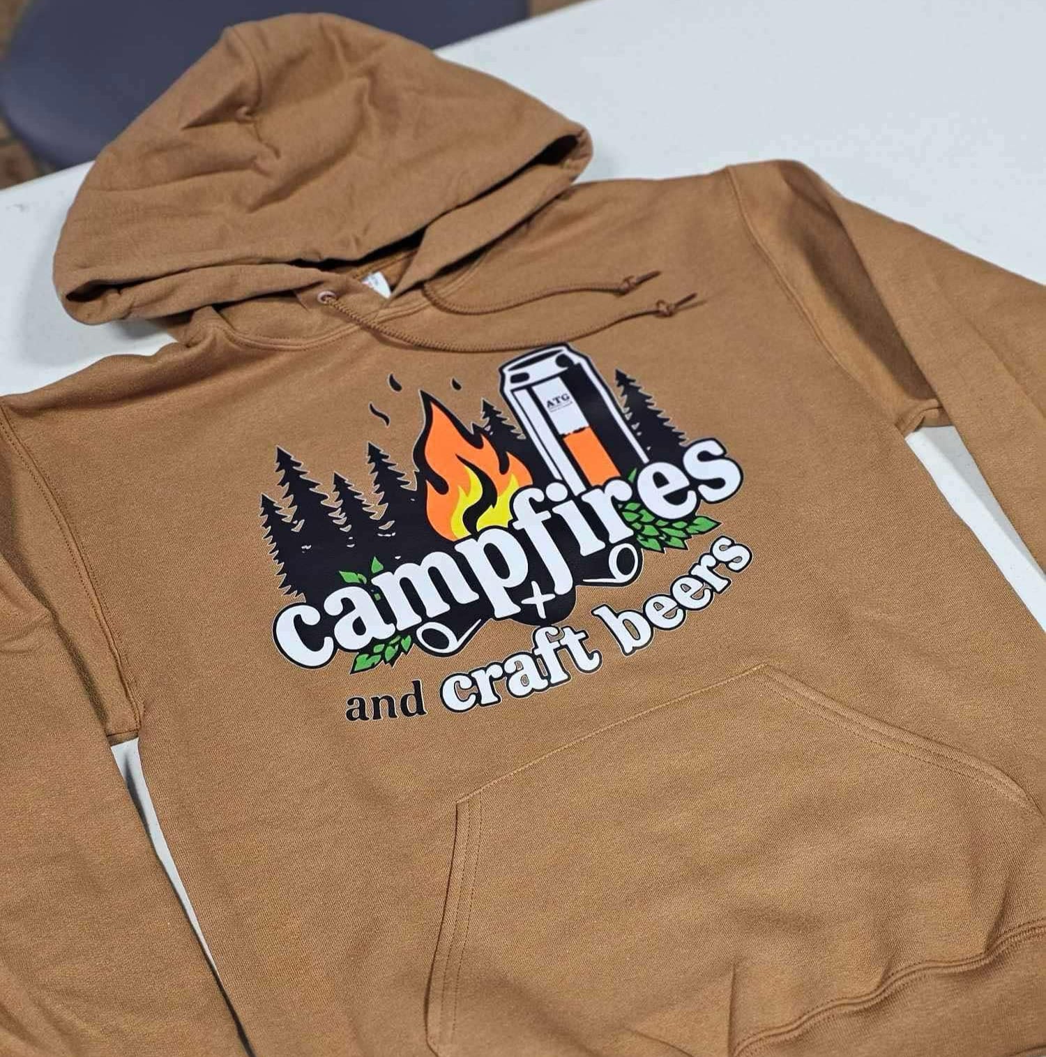 Campfires & Craft Beers Hoodie image 1
