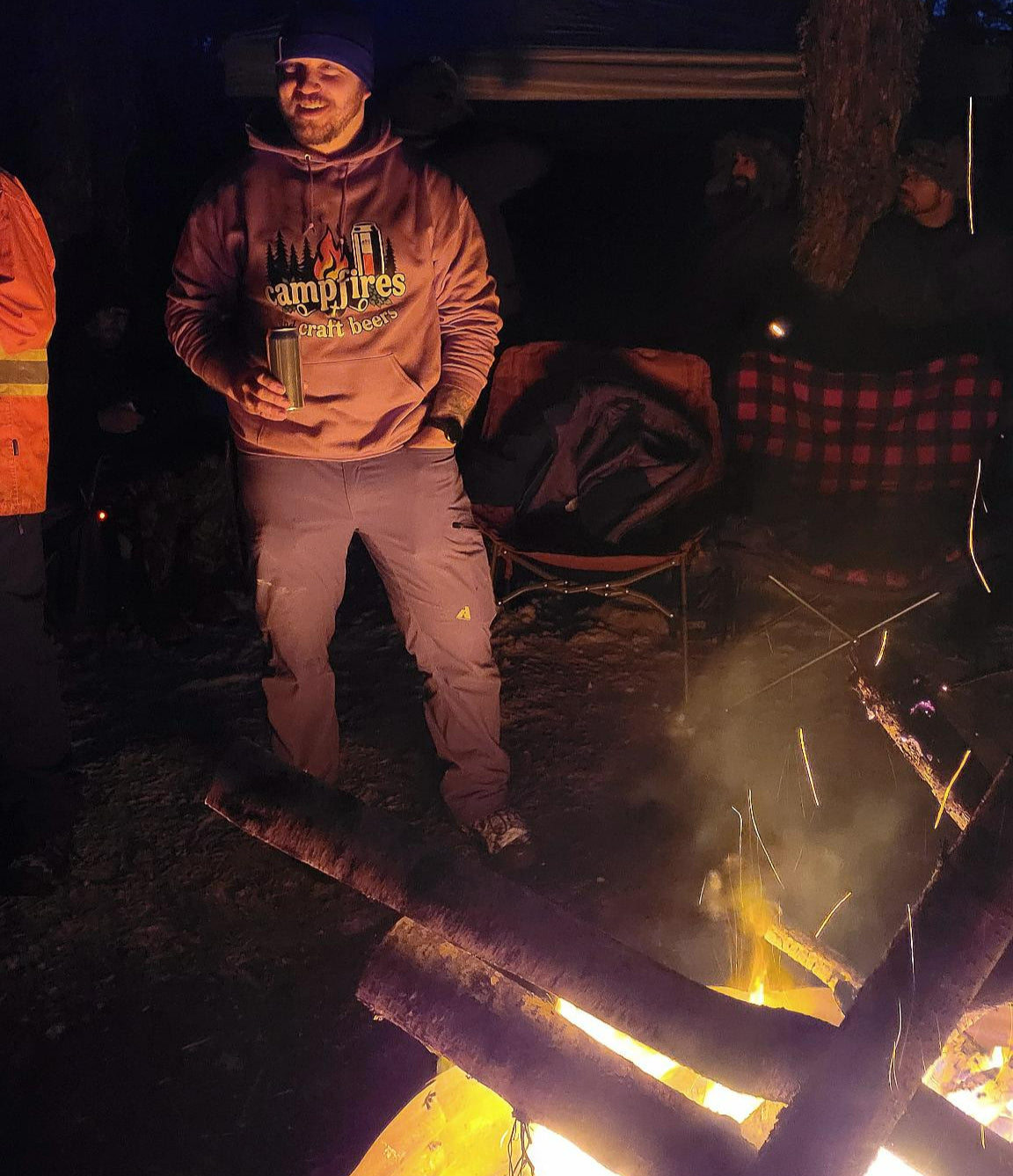 Campfires & Craft Beers Hoodie image 2